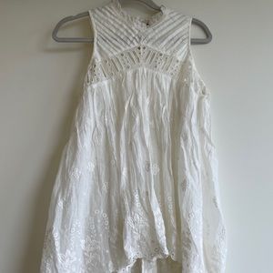 NEW Free People White cotton tunic NWT